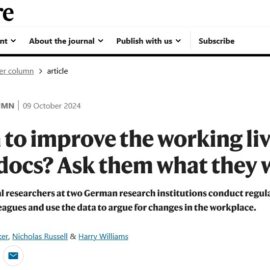 A call to action – we need more postdoc surveys!