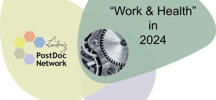 Leibniz Postdoc Network Logo "Work & Health" in 2024
