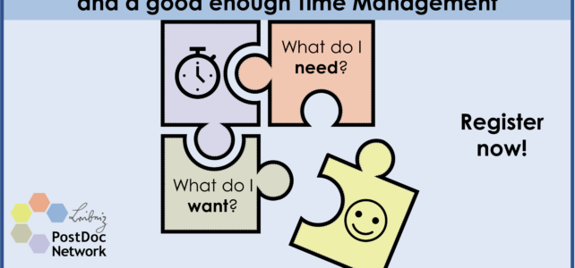 Career Clarity, Well-Being, and a good enough Time Management